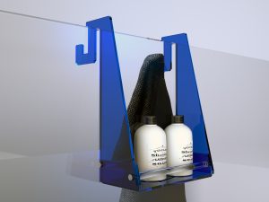 Appendibile in plexiglass per box doccia