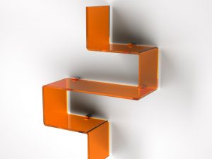Mensola UP003 Arancione plexiglass